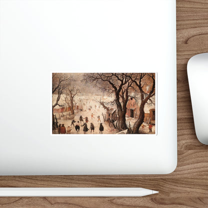 AVERCAMP, Hendrick - Winter Landscape2 (Artwork) STICKER Vinyl Die-Cut Decal