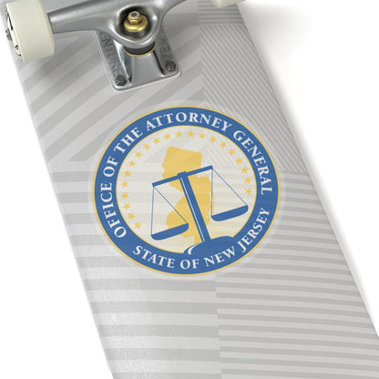 Seal of the Attorney General of New Jersey - STICKER Vinyl Kiss-Cut Decal