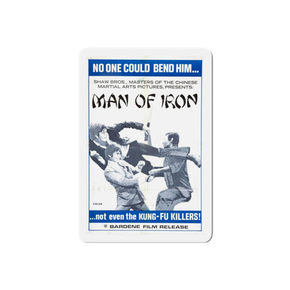 MAN OF IRON 1972 Movie Poster - Refrigerator Magnet-6" × 6"-The Sticker Space