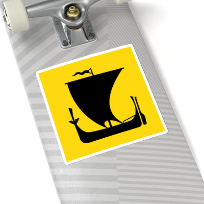 Flag of Nordland (Norway) STICKER Vinyl Kiss-Cut Decal