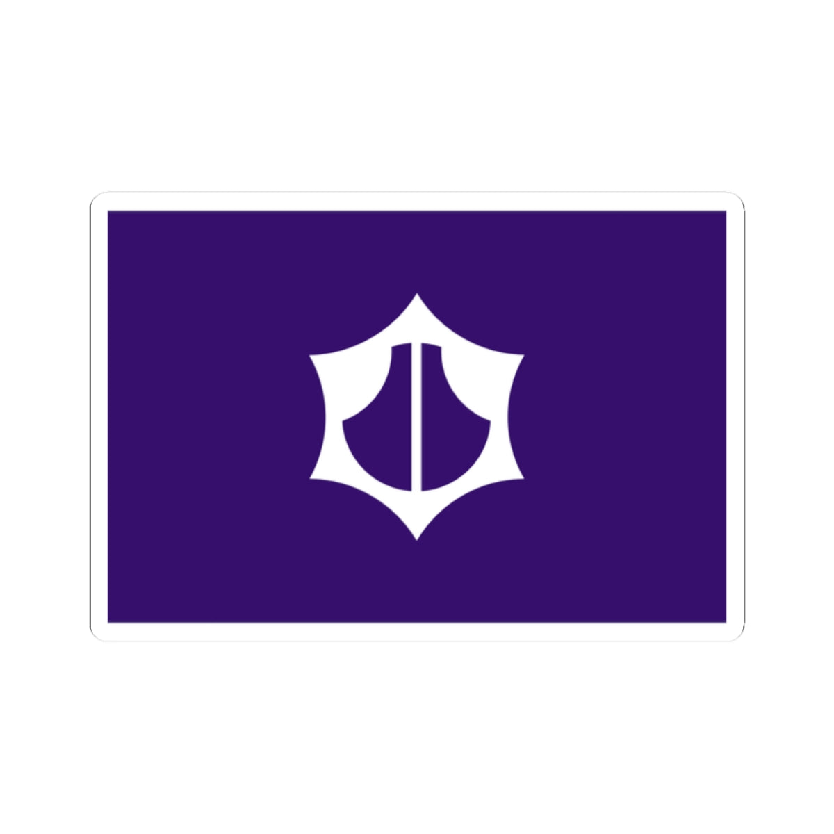 Flag of Omihachiman Shiga (Japan) STICKER Vinyl Kiss-Cut Decal
