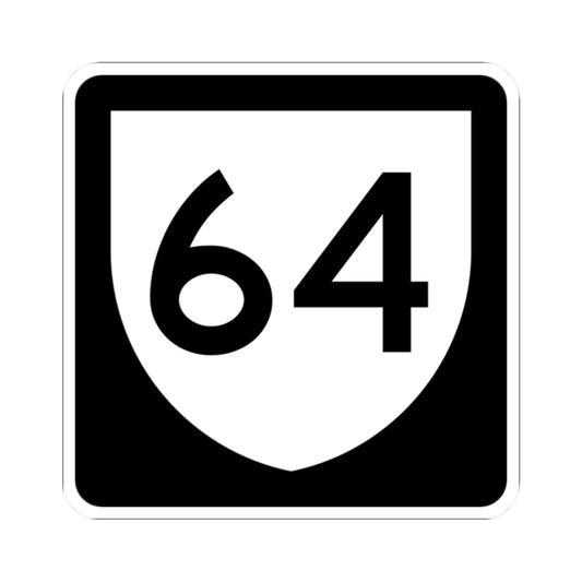 PR urban primary 64 (Puerto Rico) (Road Sign) STICKER Vinyl Kiss-Cut Decal