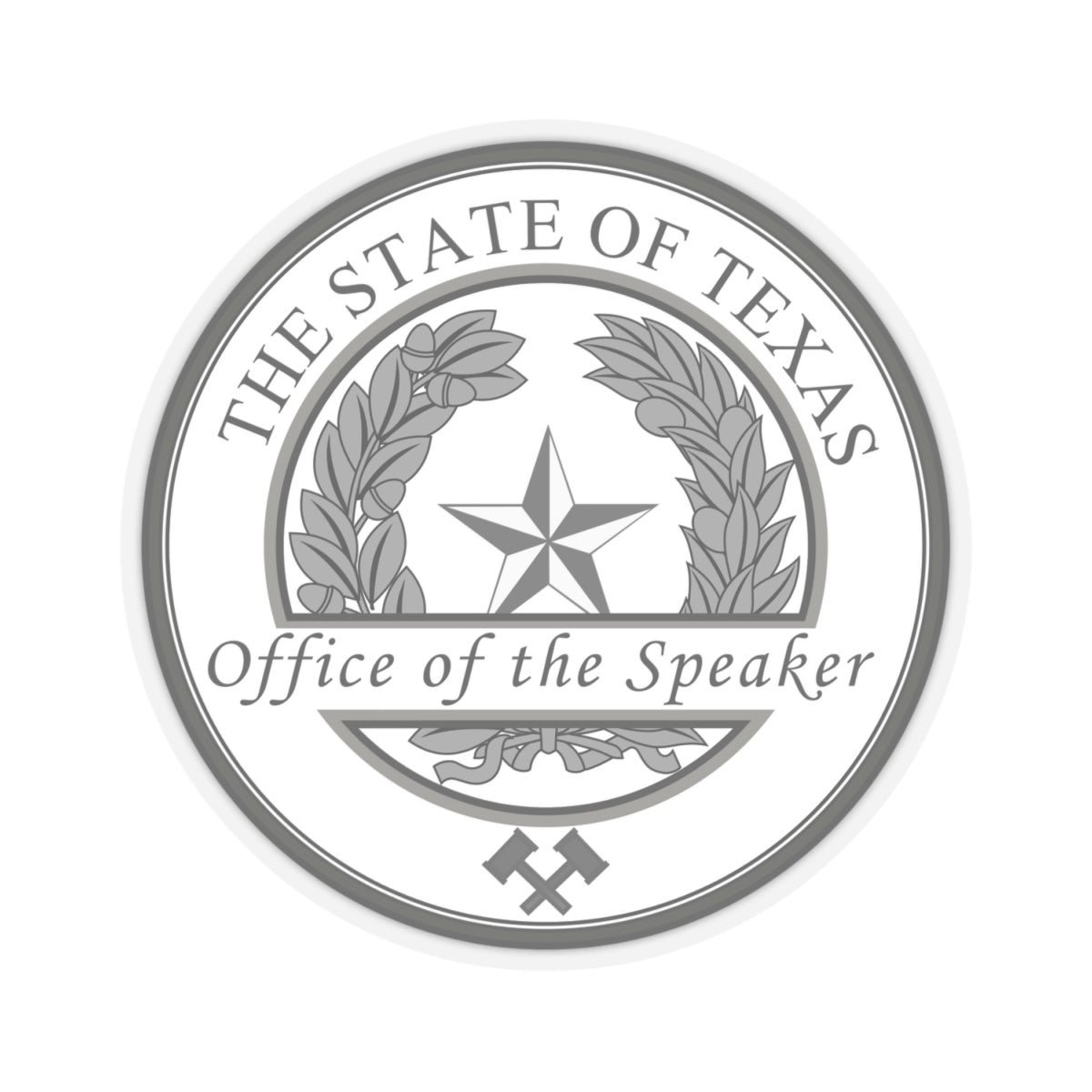 Seal of Speaker of the House of Texas - STICKER Vinyl Kiss-Cut Decal