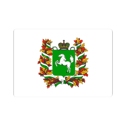Flag of Tomsk Oblast (Russia) STICKER Vinyl Kiss-Cut Decal