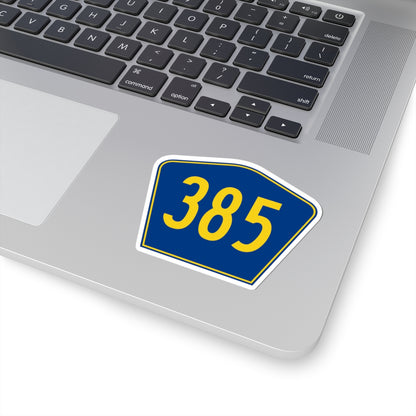 PR secondary 385 (Puerto Rico) (Road Sign) STICKER Vinyl Kiss-Cut Decal