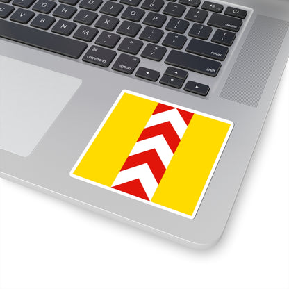 Old flag of Neuchatel (Switzerland) STICKER Vinyl Kiss-Cut Decal