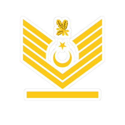 Navy TUR OR 08 (Turkey) (Military Rank) STICKER Vinyl Kiss-Cut Decal