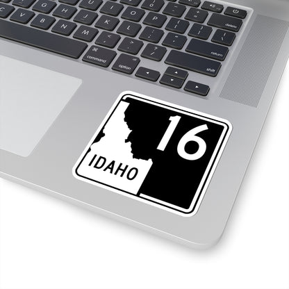 ID-16 (Idaho) (Road Sign) STICKER Vinyl Kiss-Cut Decal