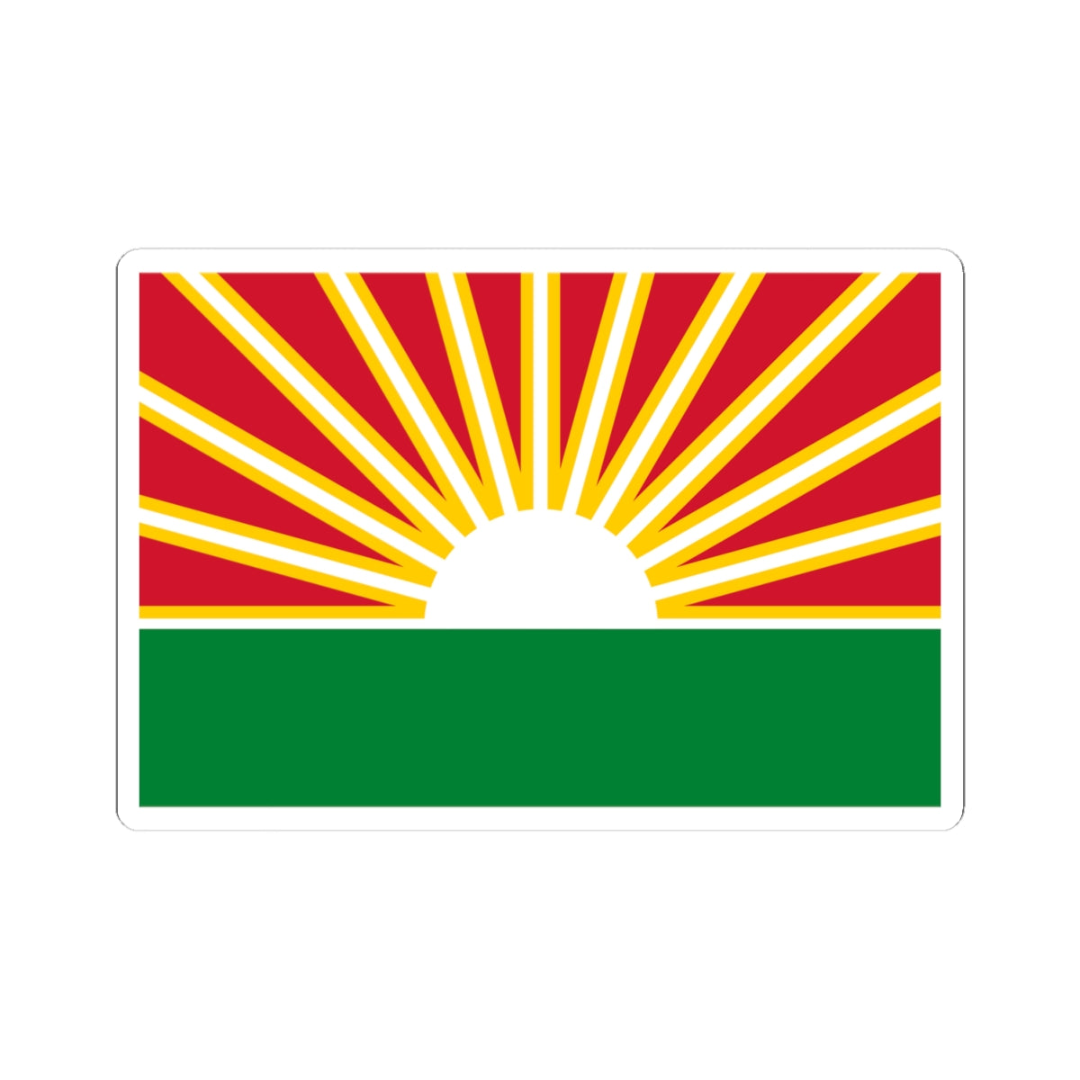 Flag of Lara State (Venezuela) STICKER Vinyl Kiss-Cut Decal