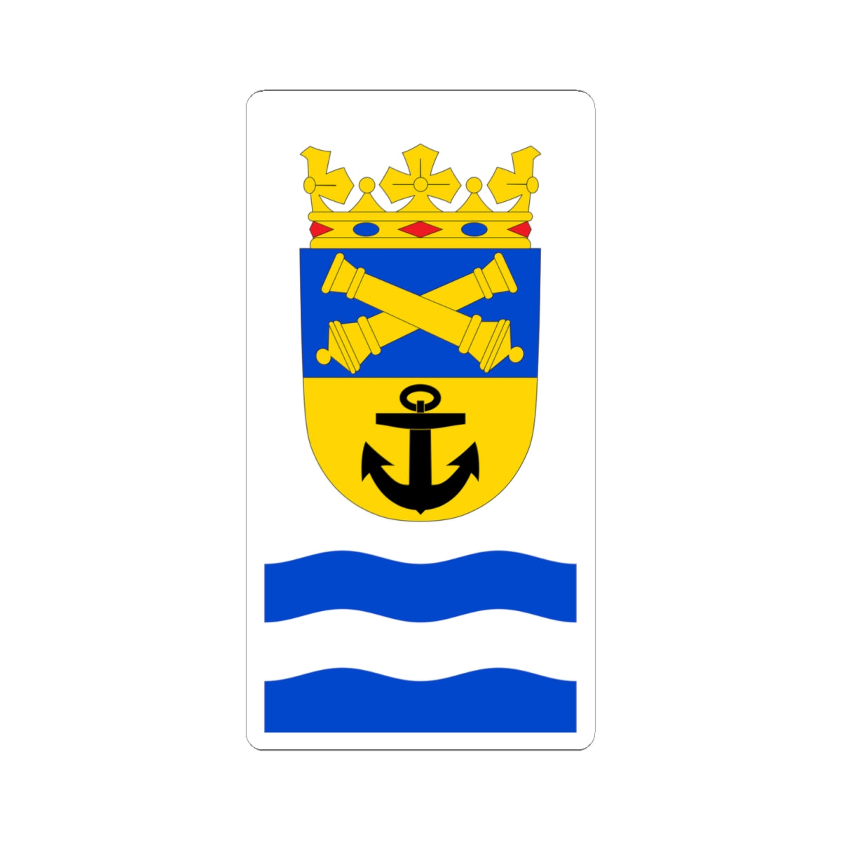 Loviisa.lippu (Finland) STICKER Vinyl Kiss-Cut Decal