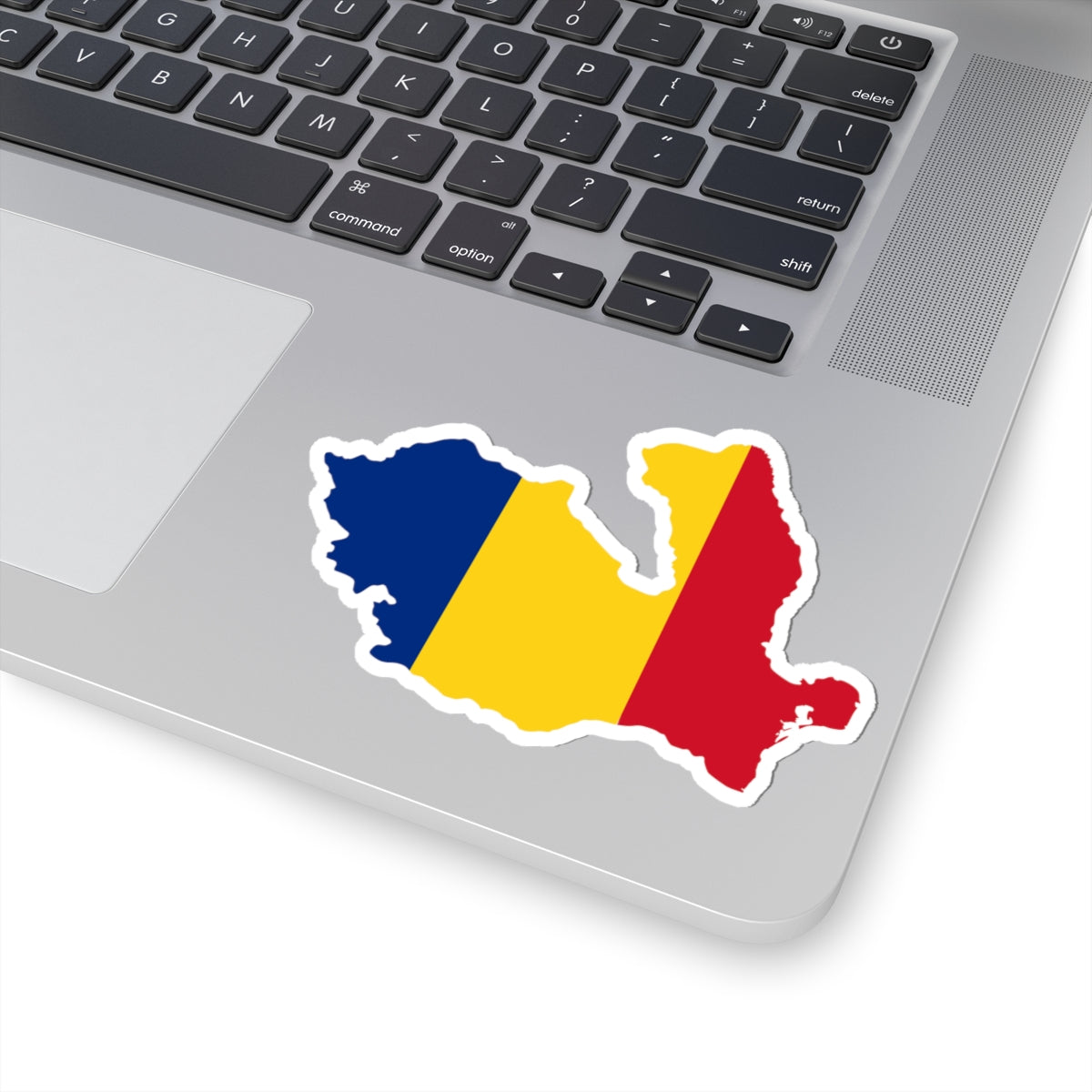 Flag-map of Romania 1940-1941 (Oman) STICKER Vinyl Kiss-Cut Decal
