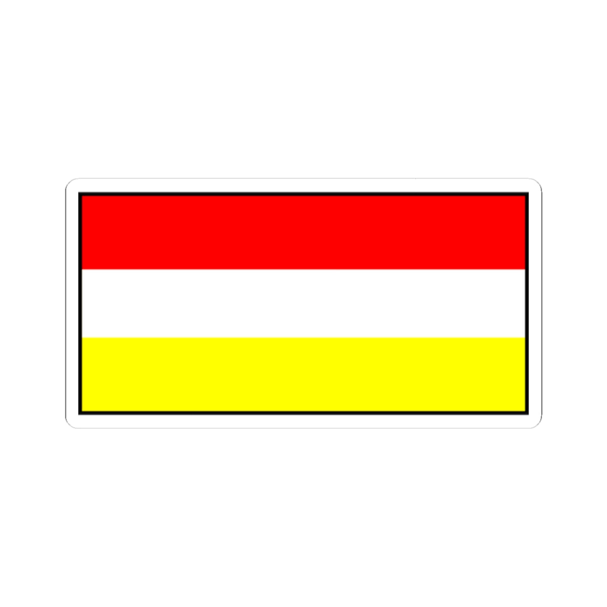 Flag of Wellesbourne (England) STICKER Vinyl Kiss-Cut Decal