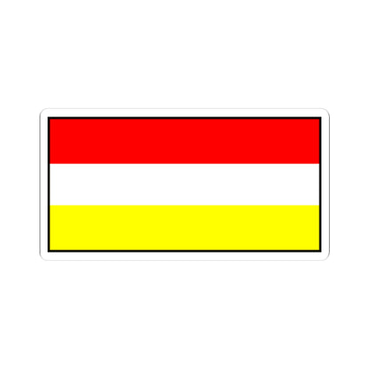 Flag of Wellesbourne (England) STICKER Vinyl Kiss-Cut Decal