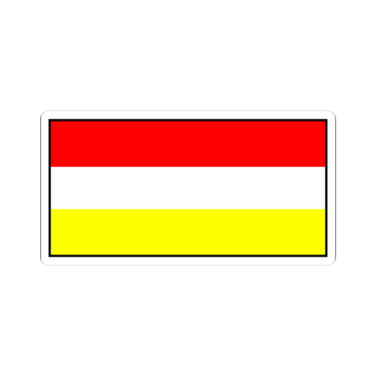 Flag of Wellesbourne (England) STICKER Vinyl Kiss-Cut Decal