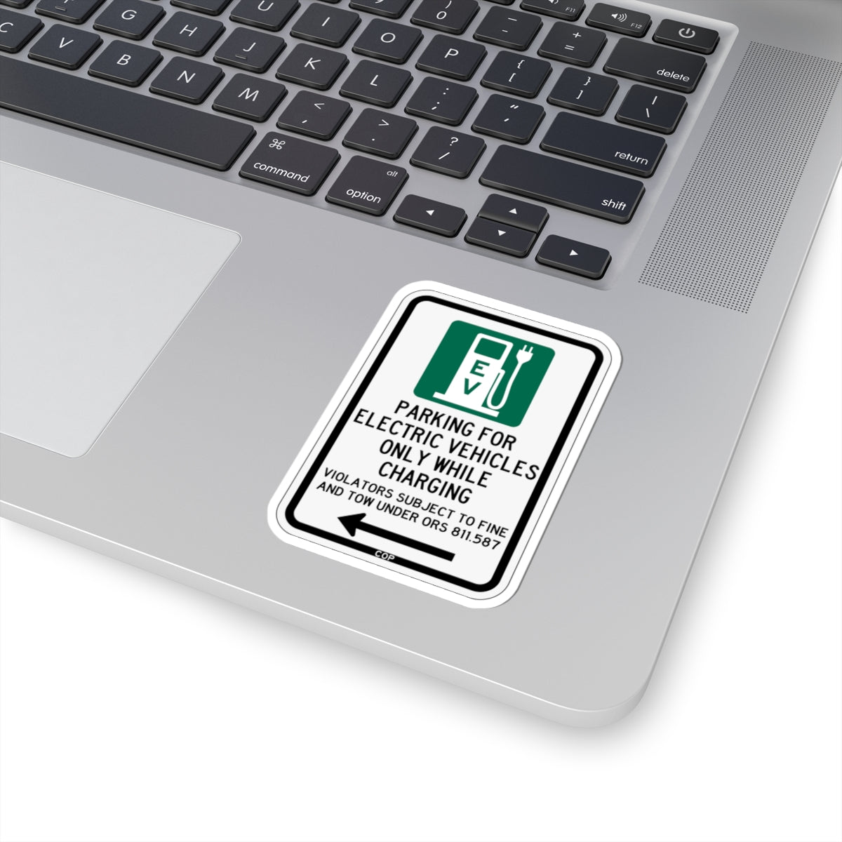 PBOT Road sign P1911L (Oregon) (Road Sign) STICKER Vinyl Kiss-Cut Decal