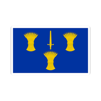Flag of Cheshire (England) STICKER Vinyl Kiss-Cut Decal