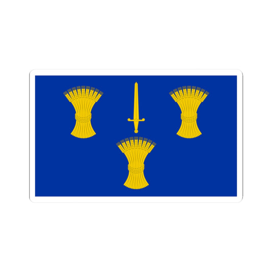 Flag of Cheshire (England) STICKER Vinyl Kiss-Cut Decal