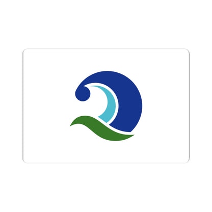 Flag of Kumano Mie (Japan) STICKER Vinyl Kiss-Cut Decal
