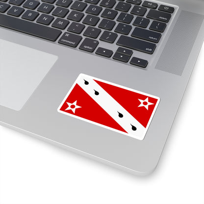 Flag of the Diocese of Bangor (United Kingdom) STICKER Vinyl Kiss-Cut Decal