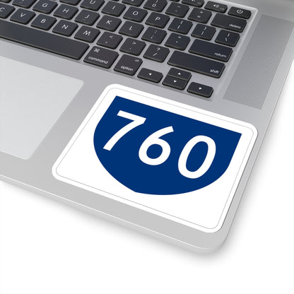 PR primary 760 (Puerto Rico) (Road Sign) STICKER Vinyl Kiss-Cut Decal