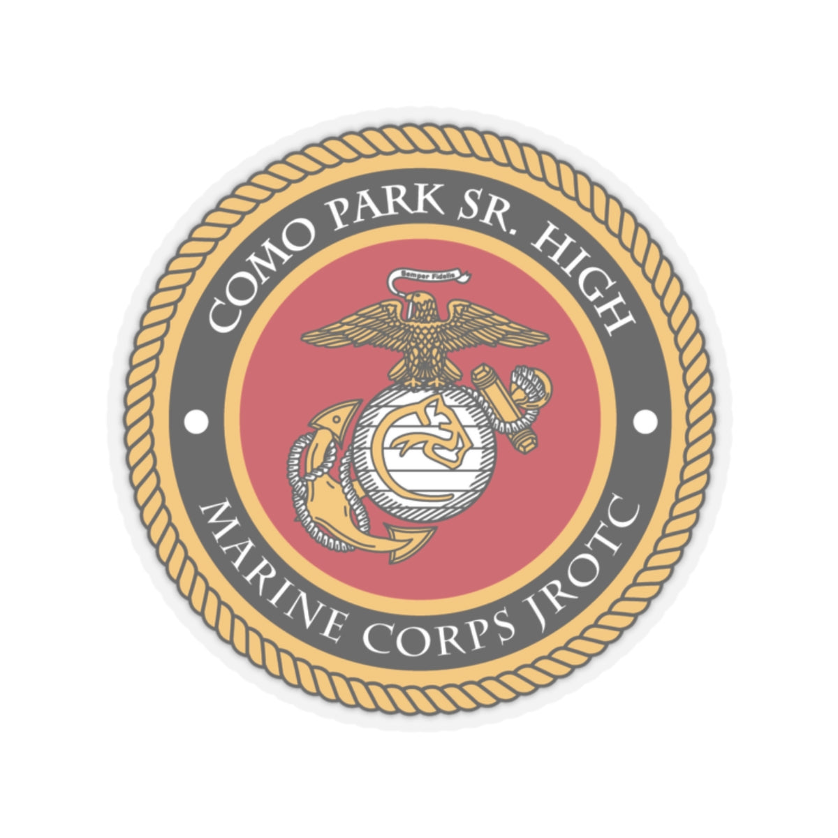 Como Park Sr High Marine Corps Jrotc (USMC) STICKER Vinyl Kiss-Cut Decal