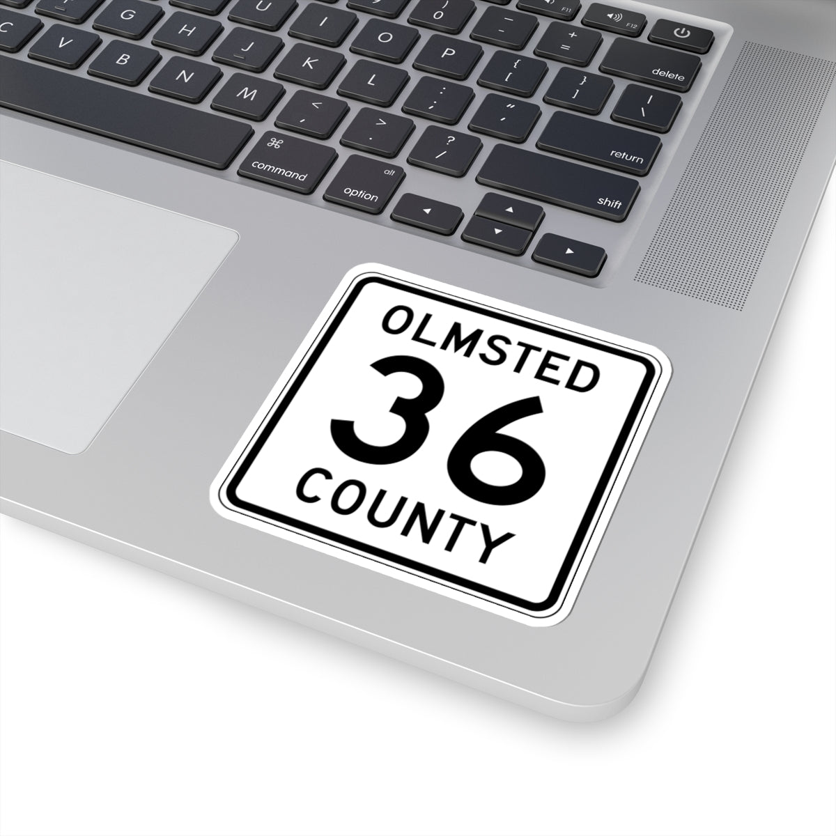Olmsted County Route 36 (Minnesota) (Road Sign) STICKER Vinyl Kiss-Cut Decal