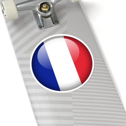 Flag orb France (France) STICKER Vinyl Kiss-Cut Decal