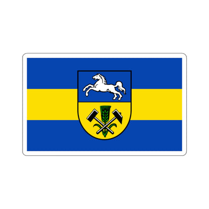 Flag of Helmstedt Germany - STICKER Vinyl Kiss-Cut Decal