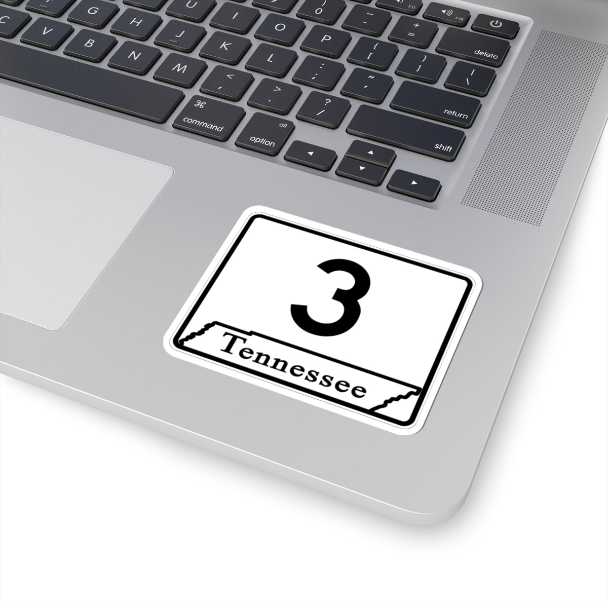 Tennessee 3 (Tennessee) (Road Sign) STICKER Vinyl Kiss-Cut Decal