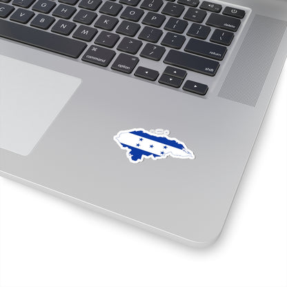 Flag map of Honduras 1949 - 2022 (Honduras) STICKER Vinyl Kiss-Cut Decal