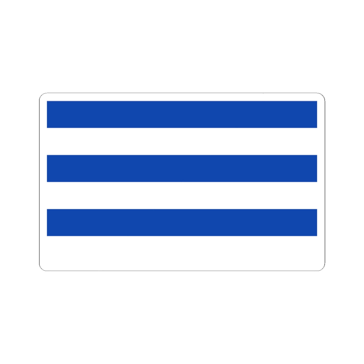 Flag maritime lugo (Spain) STICKER Vinyl Kiss-Cut Decal
