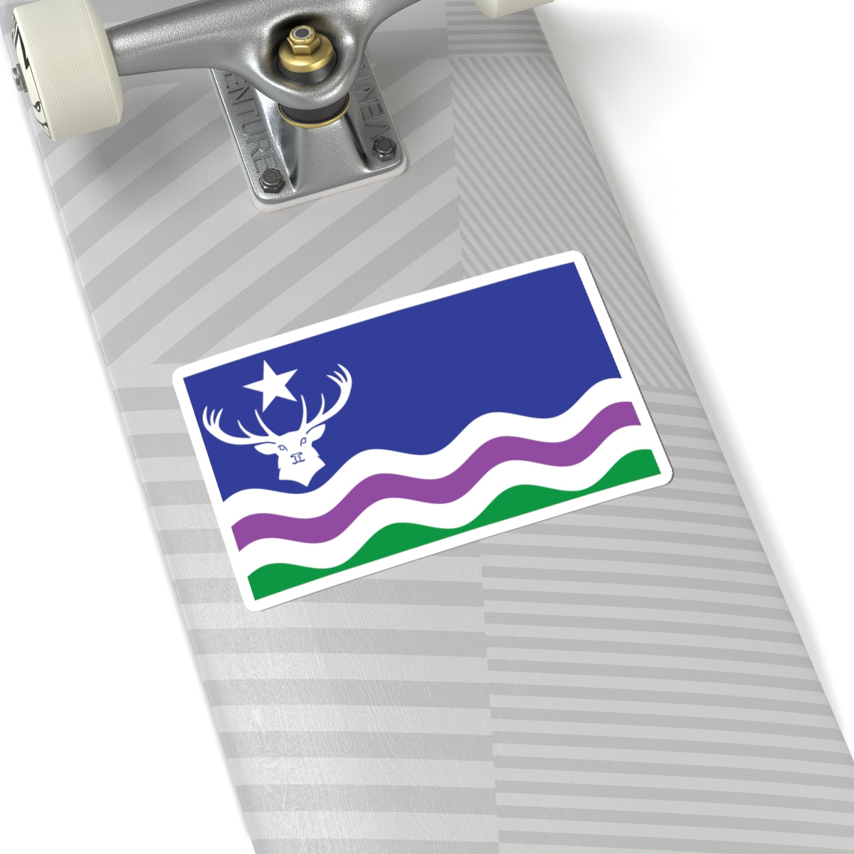 Exmoor Flag (England) STICKER Vinyl Kiss-Cut Decal