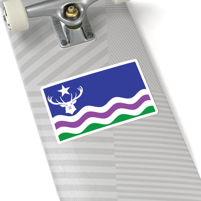 Exmoor Flag (England) STICKER Vinyl Kiss-Cut Decal