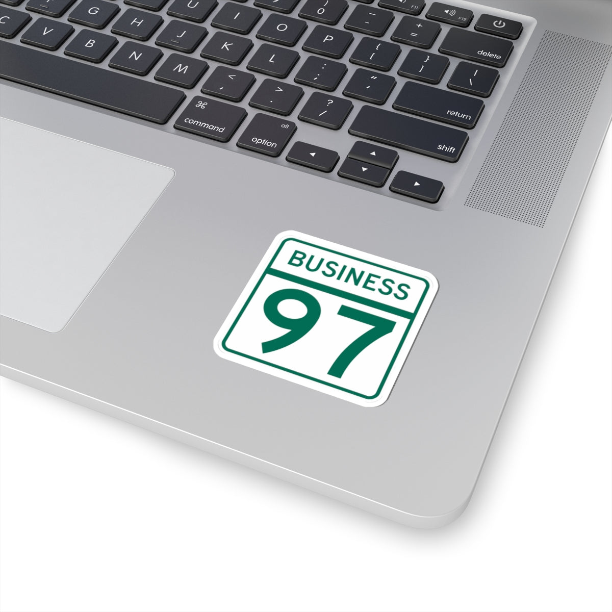 MD Route 97 Business (Maryland) (Road Sign) STICKER Vinyl Kiss-Cut Decal