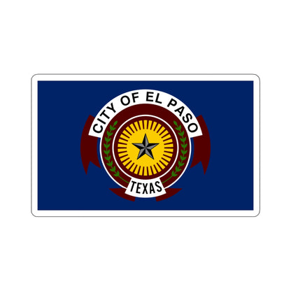 Flag of El Paso, Texas - STICKER Vinyl Kiss-Cut Decal