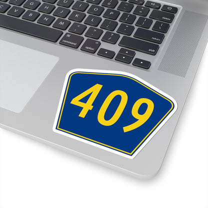 PR secondary 409 (Puerto Rico) (Road Sign) STICKER Vinyl Kiss-Cut Decal