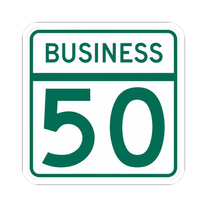 MD Route 50 Business (Maryland) (Road Sign) STICKER Vinyl Kiss-Cut Decal