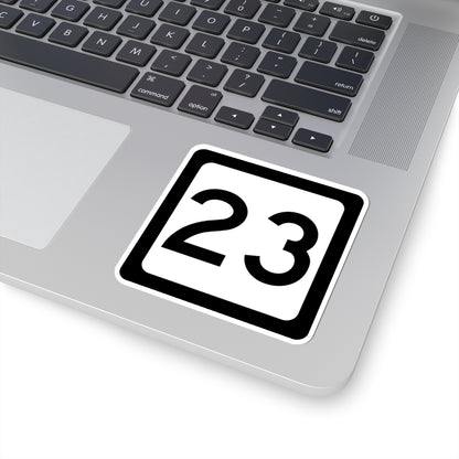 WV-23 (Virginia) (Road Sign) STICKER Vinyl Kiss-Cut Decal