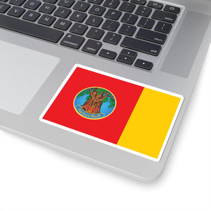 Flag of Prachin Buri Province (Thailand) STICKER Vinyl Kiss-Cut Decal