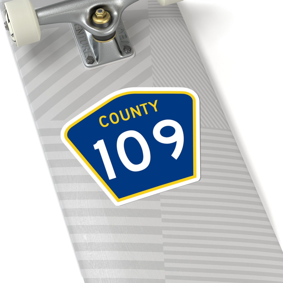 County 109 MN (Minnesota) (Road Sign) STICKER Vinyl Kiss-Cut Decal
