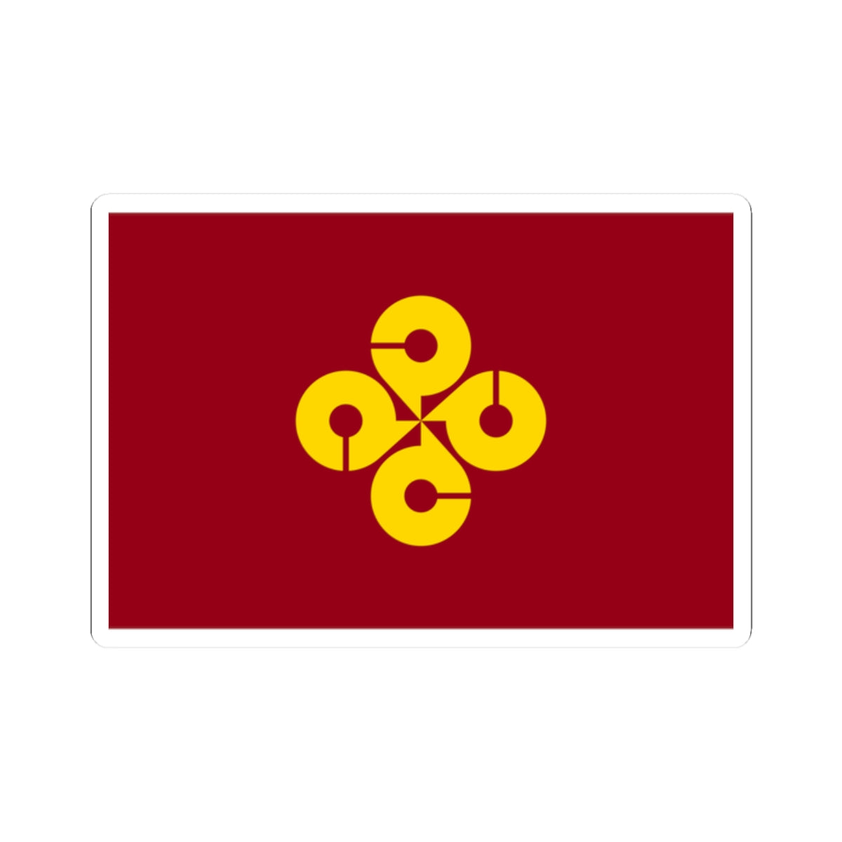 Flag of Shimane Prefecture (Japan) STICKER Vinyl Kiss-Cut Decal