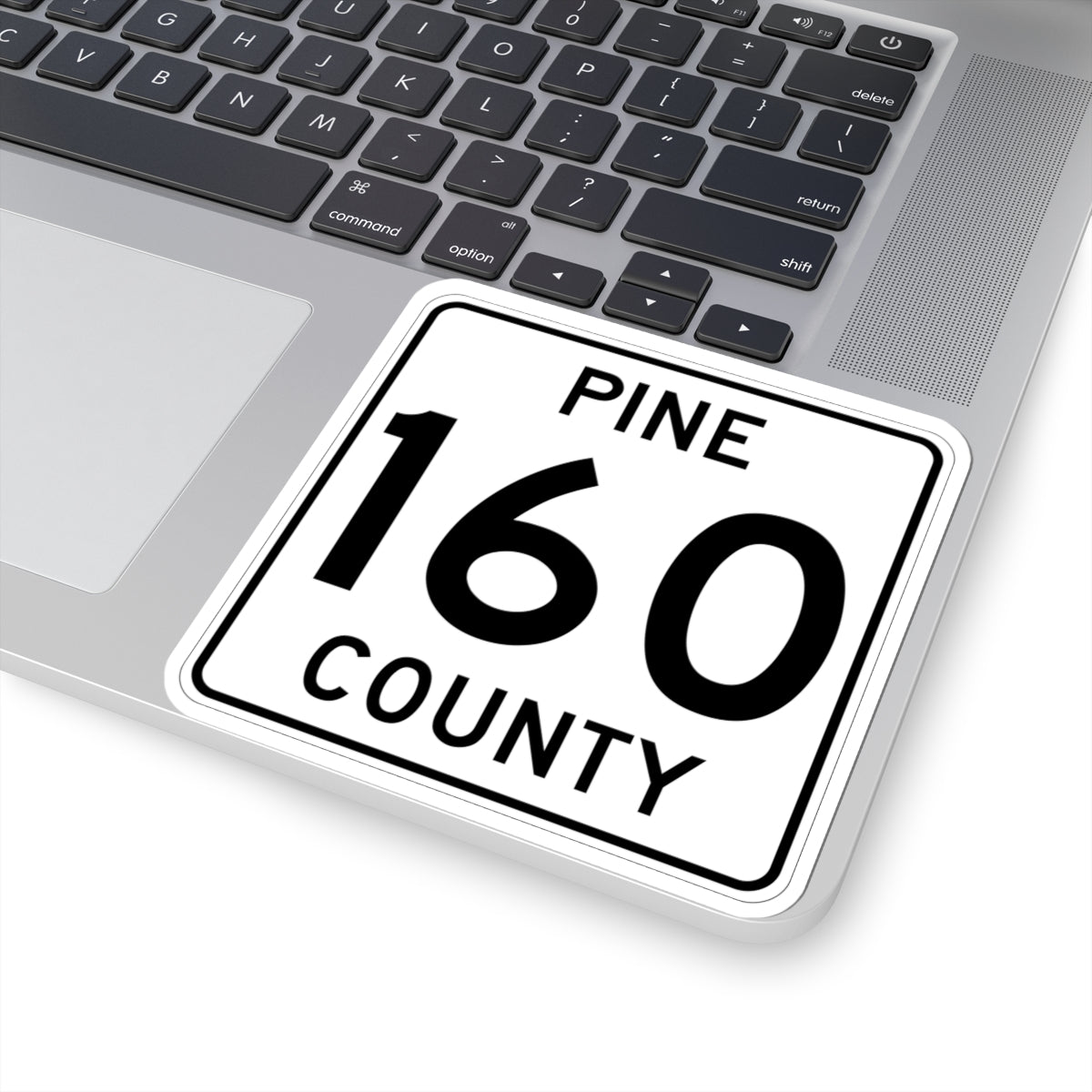 Pine County Route 160 MN (Minnesota) (Road Sign) STICKER Vinyl Kiss-Cut Decal