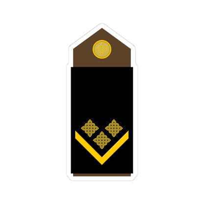 Army HRV OR 06 (Croatia) (Military Rank) STICKER Vinyl Kiss-Cut Decal