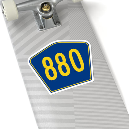 PR secondary 880 (Puerto Rico) (Road Sign) STICKER Vinyl Kiss-Cut Decal