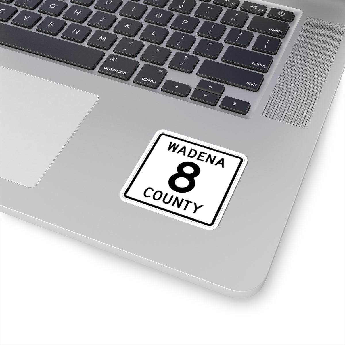 Wadena County 8 MN (Minnesota) (Road Sign) STICKER Vinyl Kiss-Cut Decal
