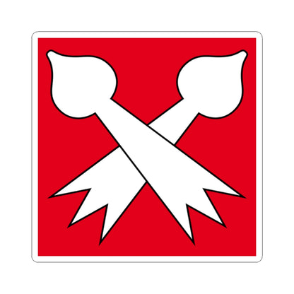 CHE Bottmingen Flag (Switzerland) STICKER Vinyl Kiss-Cut Decal