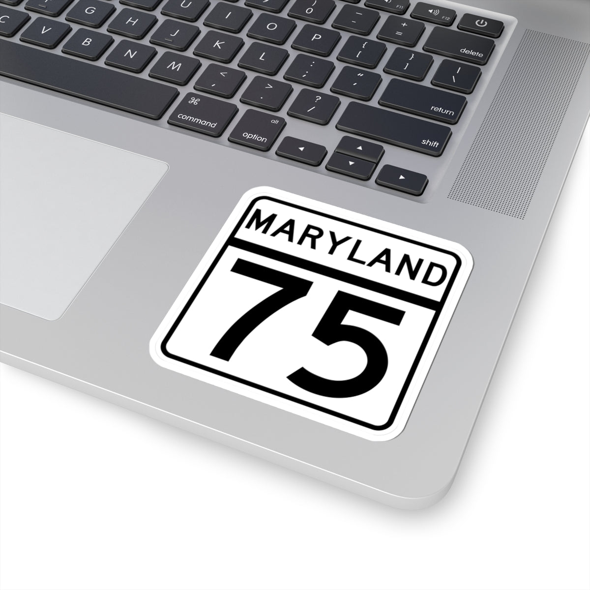 MD Route 75 (Maryland) (Road Sign) STICKER Vinyl Kiss-Cut Decal