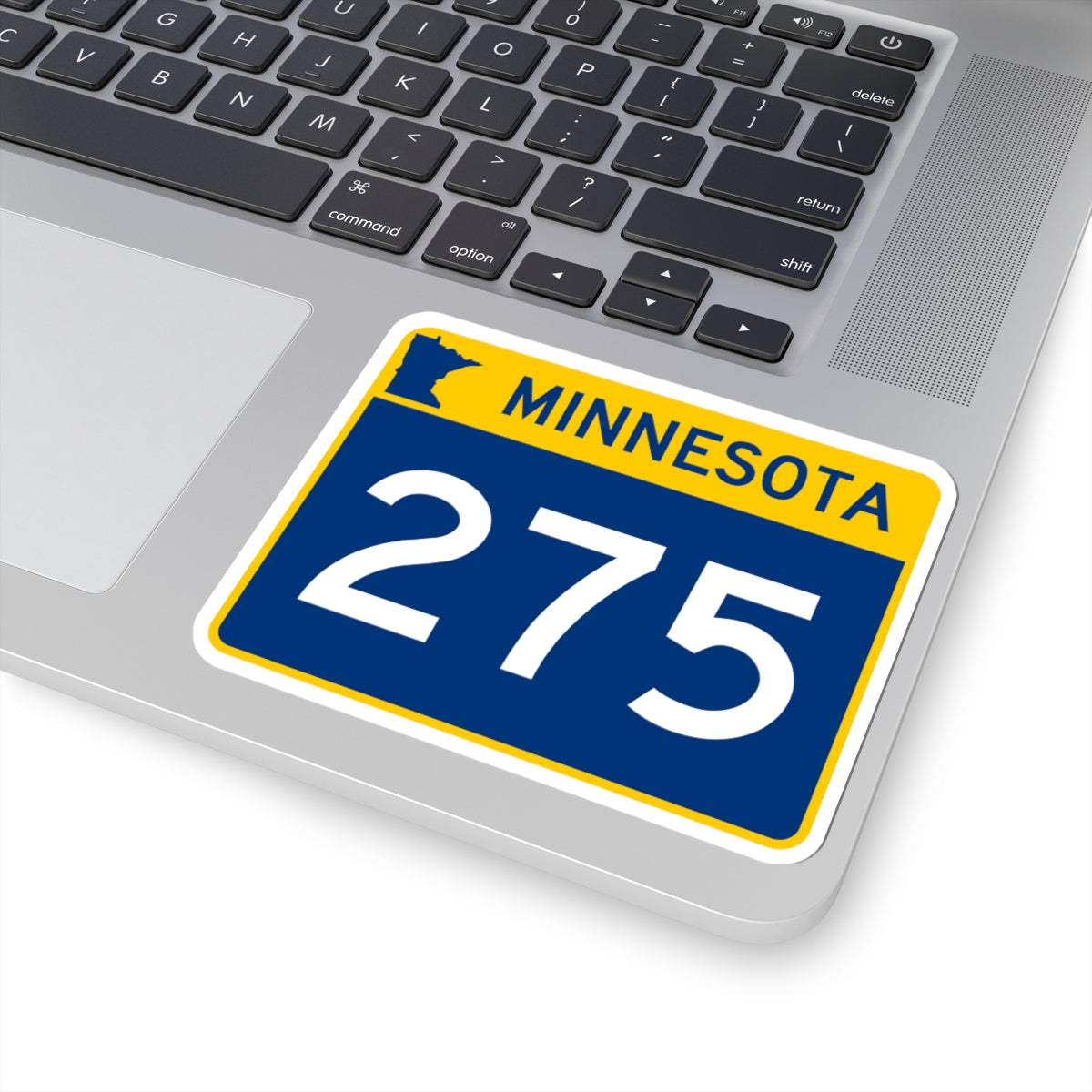 MN-275 wide (Minnesota) (Road Sign) STICKER Vinyl Kiss-Cut Decal