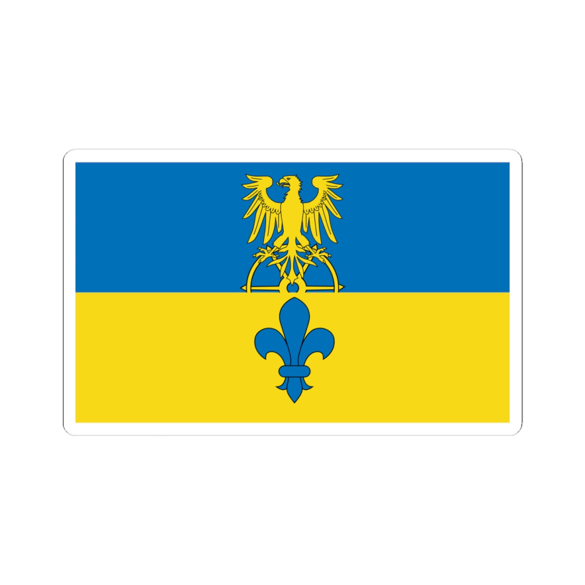 Flag of the Diocese of Swansea and Brecon (United Kingdom) STICKER Vinyl Kiss-Cut Decal