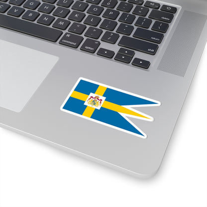 Royal standard of Sweden (Sweden) STICKER Vinyl Kiss-Cut Decal